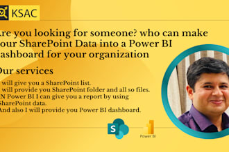 create powerbi reports or dashboards from sharepoint