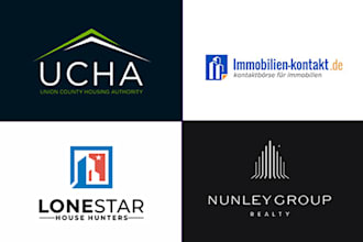 do logo design for realtor or broker or construction