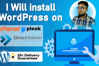 install wordpress on cpanel, plesk and directadmin