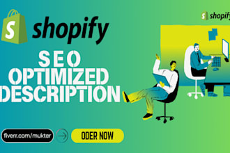 write shopify product description with SEO