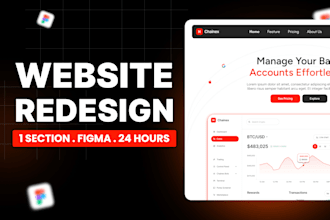 redesign one website section for better UI UX in figma