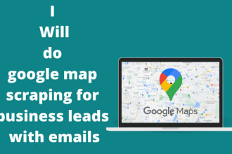do google map scraping for business leads with emails