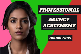 create short term rental, vacation, travel agency agreement