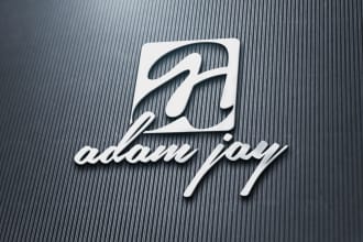design modern text, minimalist and monogram logo for you