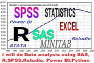 do statistics  and data analysis using spss excel  stata health economics