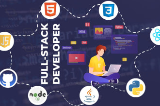 do fullstack web development in javascript react nodejs  PHP laravel
