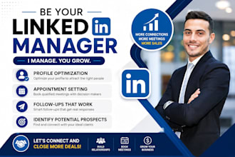 be your linkedin manager and appointment setter
