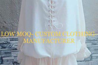 produce custom clothing with small quantity