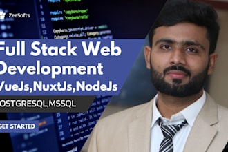 create professional web applications using vue js, nuxt js and node