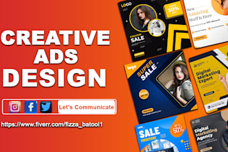 design creative instagram and facebook post