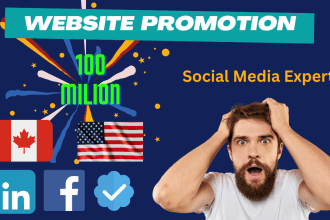 promote your website, business, products or any link