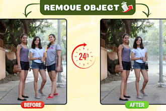 remove people or other objects by photoshop editing