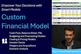 create a custom financial model