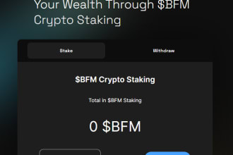 make staking presale smart contract and website for your erc20 tokens