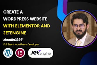 build dynamic wordpress website with crocoblock jetengine