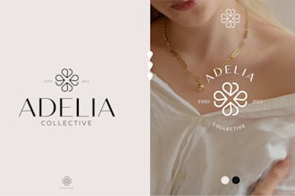 do highly modern luxury jewelry, fashion logo design