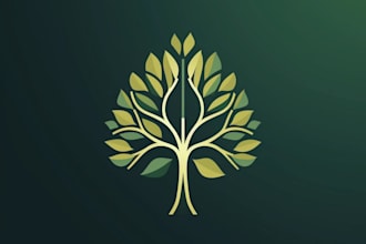 do hand drawn botanical boho and floral logo