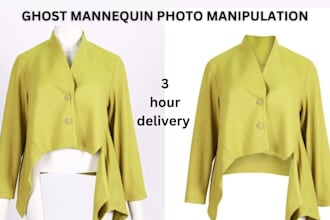 do ghost mannequin, background removal