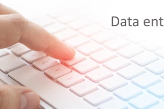 do swift and precise data entry, web research and copy paste to your needs