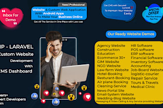 design and develop a professional custom website development