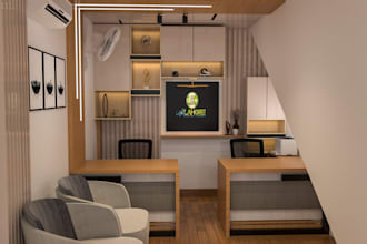 do 3d render offices and commercial