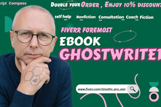 write bestselling self help ebook, ghostwrite KDP book, ebook ghostwriter writer