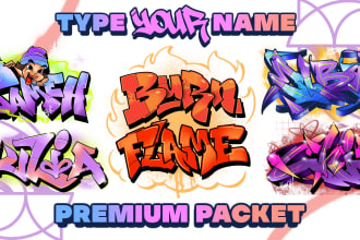 make graffiti, throw up or tagging for your name or brand