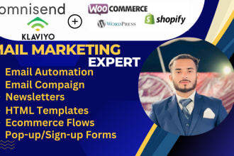 integrate klaviyo, omnisend flows to shopify email automation woocommerce
