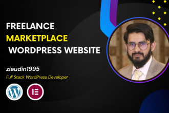 create freelance marketplace wordpress website like fiverr