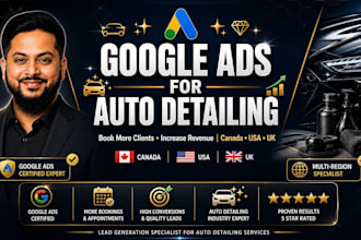 do google ads for USA auto detailing, car towing  PPC