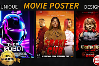 design unique and creative movie poster