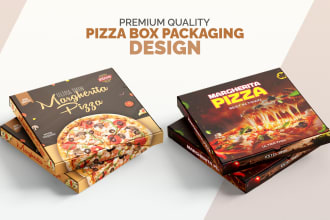 design pizza box burger box mailer box and amazon product packaging design