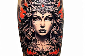 create a custom tattoo design