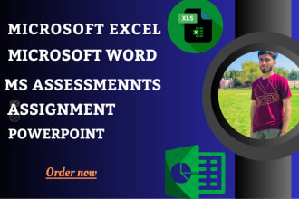 do urgent ms excel,ms word, assignments, powerpoint tasks