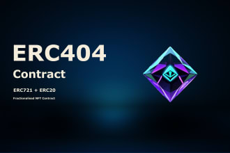 create an erc404 fractionalised nft smart contract