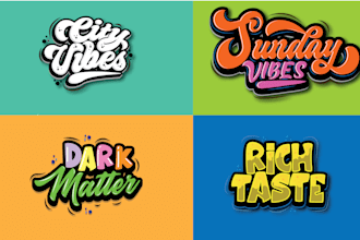 design custom hand lettering, script font logo, retro typography t shirt