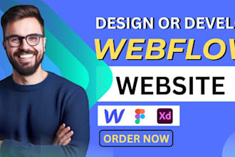 webflow expert, figma to webflow developer and design webflow business website