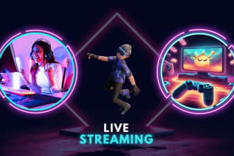 make thumbnail design for kick, youtube and twitch