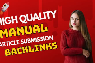 do manual white hat SEO article submission backlinks