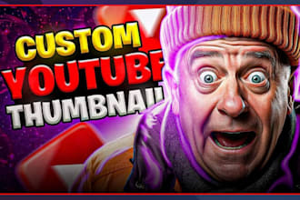 make an attractive youtube thumbnail design in 2 hour