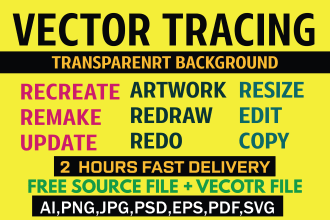 recreate,remake,update,artwork,redraw,redo,resize,edit,copy logo into vector