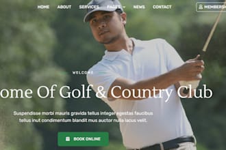 design golf shopify store golf accessories store golf shopify website golf store