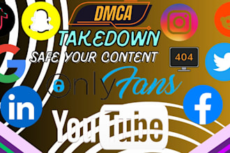 remove to report defamatory illegal,leaked,ig,reddit,yt,tiktok,fb,google by dmca