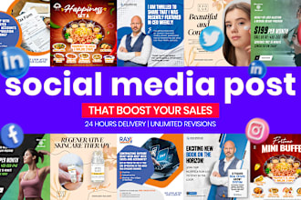 design social media post, instagram post, facebook post, ads, fb ads, banner ads