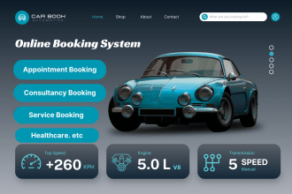 create appointment booking website, online booking website, service booking