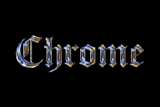 make a chrome effect for your logo