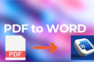 convert PDF to word