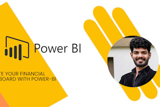 create a financial dashboard in power bi