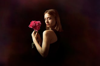 draw digital oil painting portrait from photo