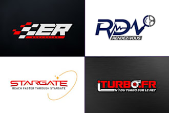 do luxurious automotive, repair, motor car logo design